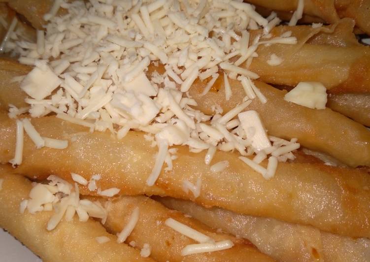 Keju goreng tabur keju