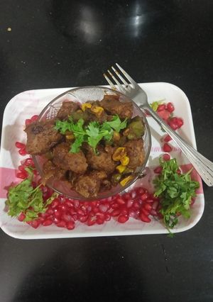 A picture of Spicy Soya Manchurian Chilli.