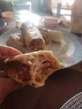 Shawarma de pollo con salsa de ajo