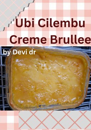 Foto resep Ubi Cilembu Crème Brûlée