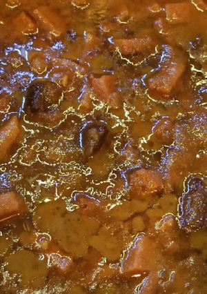عکسی از دستور خورشت به آلو