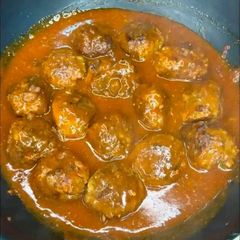 A picture of Fried Meatball Stew.