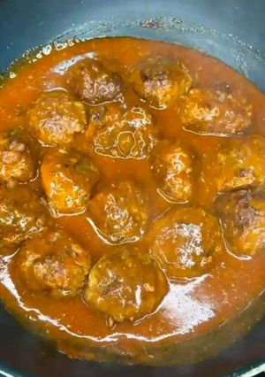 A picture of Fried Meatball Stew.
