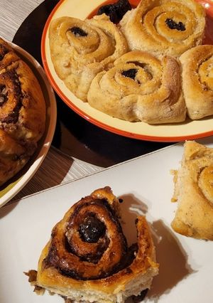 Ferdinánd tekercs és kakaós tekercs egy tésztából (glutén- és tejmentes) recept fotója