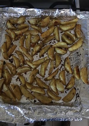 A picture of Rosted potatoes#Jikoni Weekend Challenge.