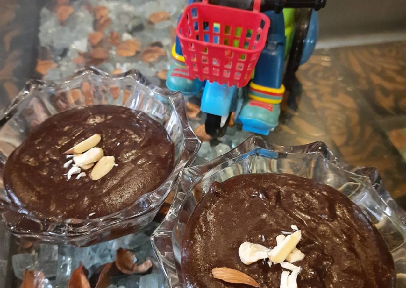 Dry fruits chocolate halwa