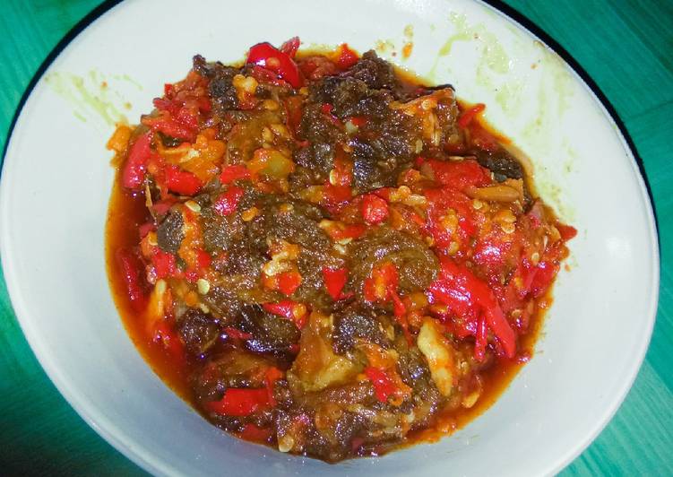 Resep Sambal botokok spesial Anti Gagal