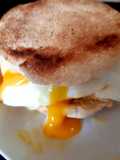 My Bacon Black Pudding & fried Egg Muffin. 😘