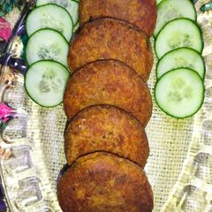 Shallow Fry Tandoori Chicken Kabab A picture of Shallow Fry Tandoori Chicken Kabab.