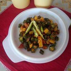A picture of Stir fry Bhindi.