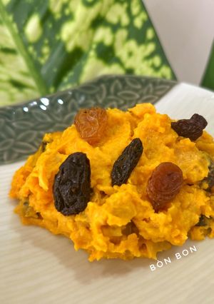 Hình của món Salad bí đỏ kiểu Nhật.