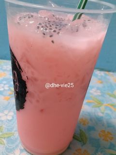 Foto resep Minuman pink lava ala recheese