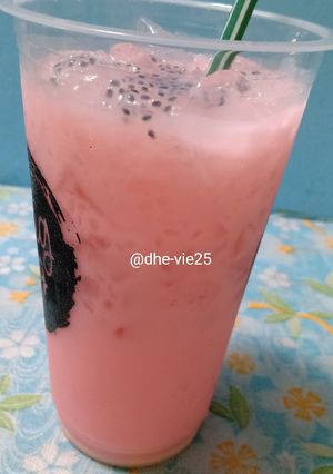 Foto resep Minuman pink lava ala recheese
