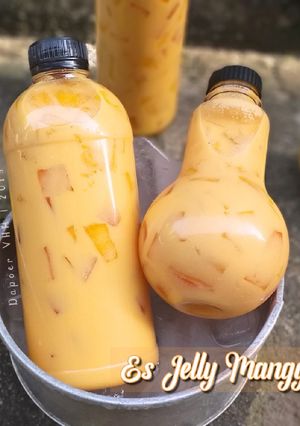 Foto resep Es Jelly Mangga enak
