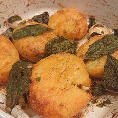A picture of Sage Roasted Potatoes.