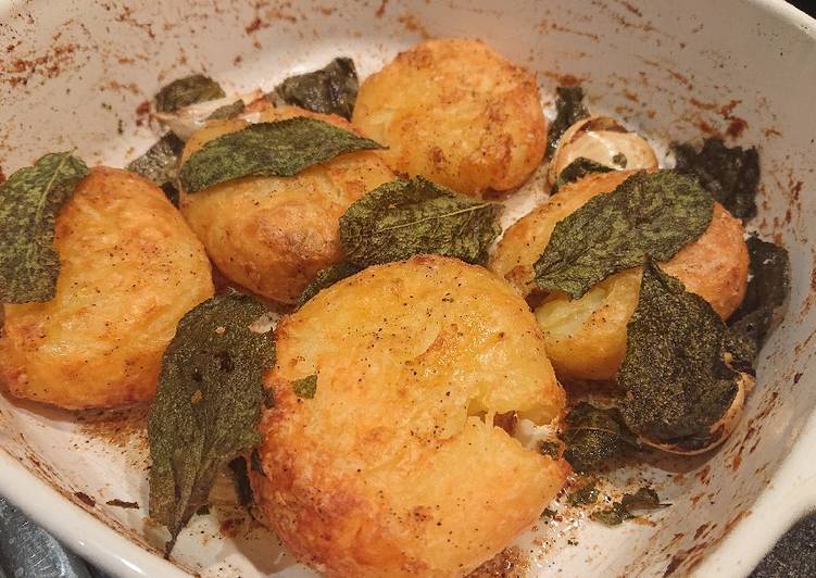 Recipe of Quick Sage Roasted Potatoes