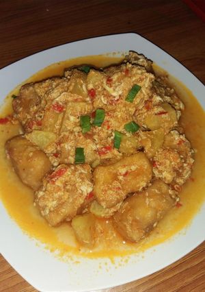 Foto resep Tahu kentang saus padang