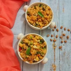 Rava upma A picture of Rava upma.
