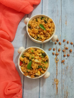 A picture of Rava upma.