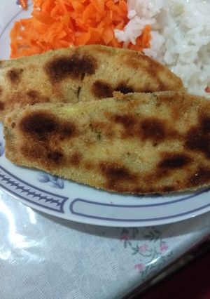 Una foto de Milanesas de berenjena
