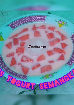Foto resep Es Yogurt Semangka 🍉