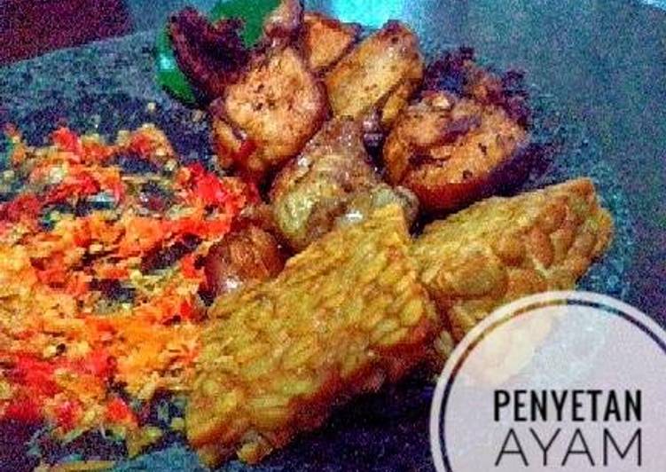 Resep Penyetan Ayam.. 🍗🍚, Menggugah Selera