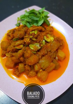 Foto resep Terong Balado Toping Pete (simple)