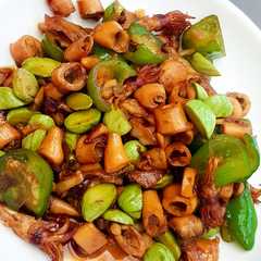 Tumis Cumi Asin Pete Cabe Gendot রেসিপির প্রধান ছবি