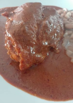 Una foto de Pipián con pollo