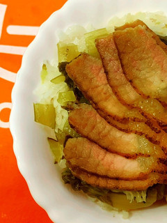 自製雪裡紅醃豬肉飯「大同電鍋簡易版」 的食譜成品照片