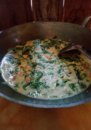 Foto resep Sayur Santan Tempe Daun Singkong