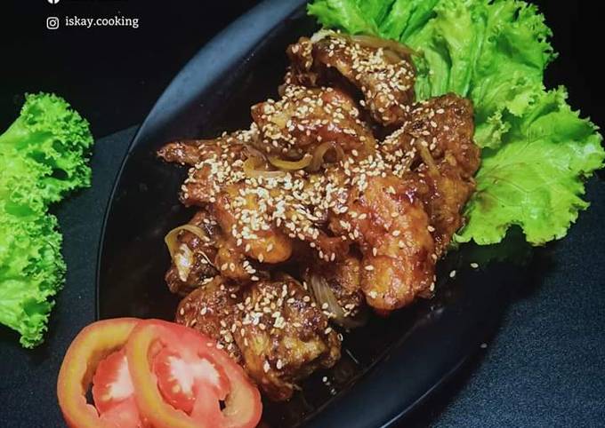 Ayam teriyaki simple