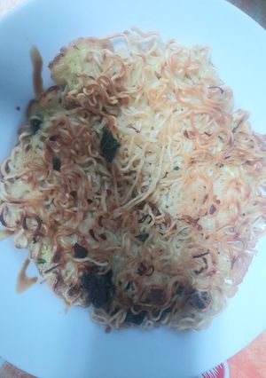 Foto resep Pizza mie (Mie telur)
