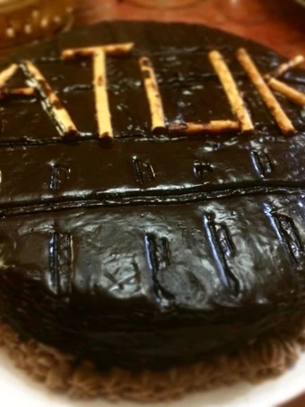 Cara Gampang Menyiapkan Resep  Dark coklat strawberry cake nutrijel (kue ulang tahun) yang Lezat, Lezat Sekali