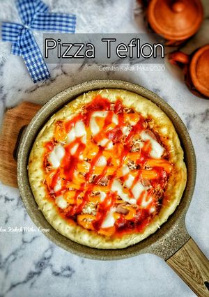 Foto resep Pizza Teflon (Praktis, Empuk No Telur)