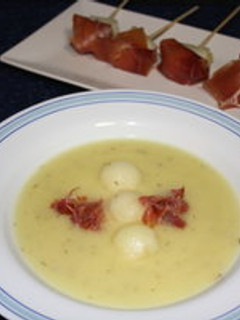 Una foto de Sopa de Melón