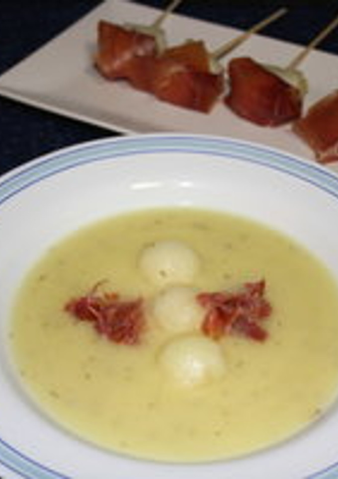 Una foto de Sopa de Melón