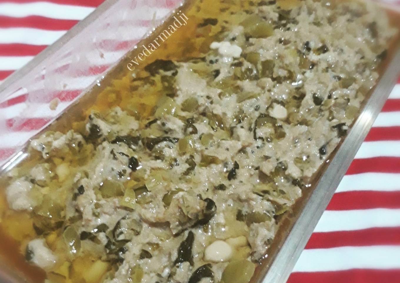 Chinese Meatloaf/Nyuk Piang (non halal)