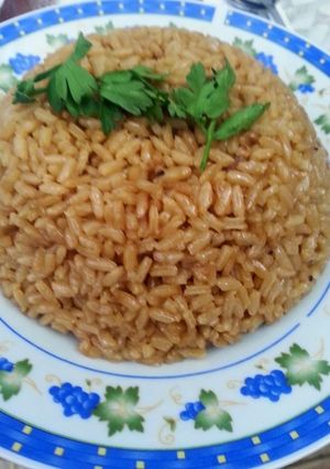 صورة لوصفة رز صياديه 🥘😋
