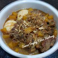 รูปของ Semur Daging Telur Kentang