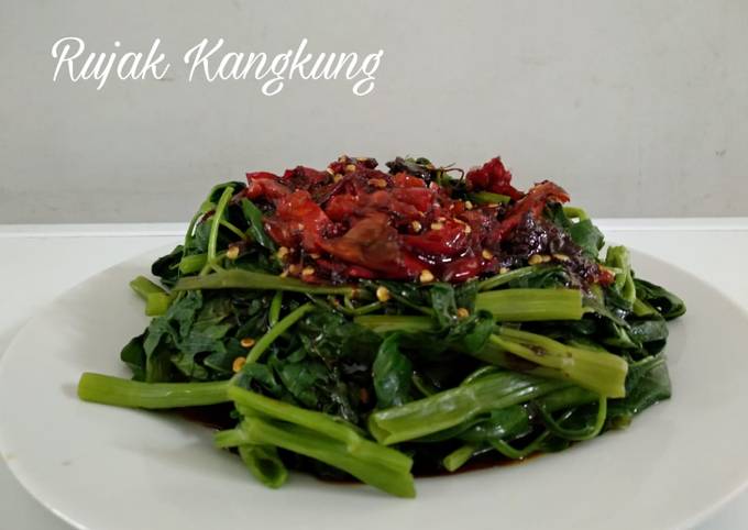 Rujak kangkung