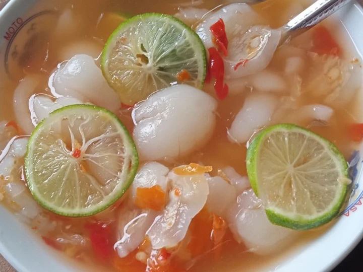 Easy Ways Prepare Recipes Asinan Rambutan the So Delicious Perfect.