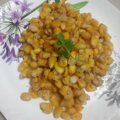 A picture of Crispy corn in Barbeque style.