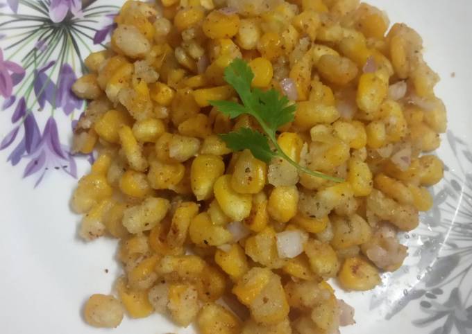 Crispy corn in Barbeque style Recipe by Purvi Champaneria - Cookpad