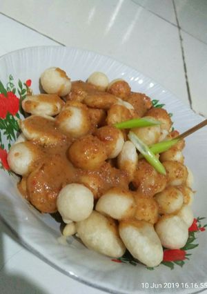 Foto resep Cimol bumbu kacang
