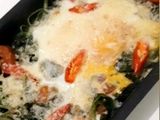 Diet Cheesy Egg Spinach