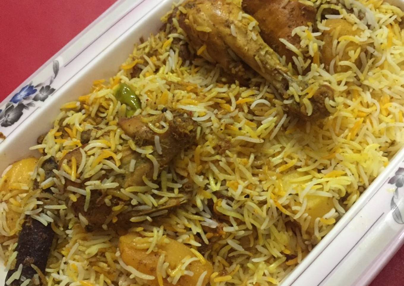 Special BBQ Chicken Biryani