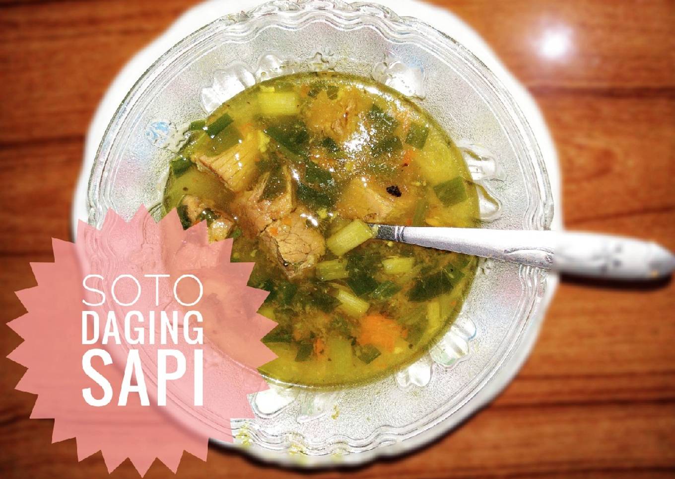 Resep Soto daging sapi Anti Gagal
