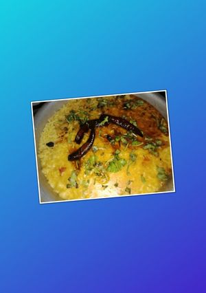 A picture of Dal khichdi.
