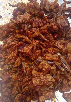 Foto resep Sambal kering tempe campur2